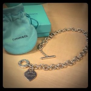 Tiffany Heart Tag Toggle Necklace & Bracelet